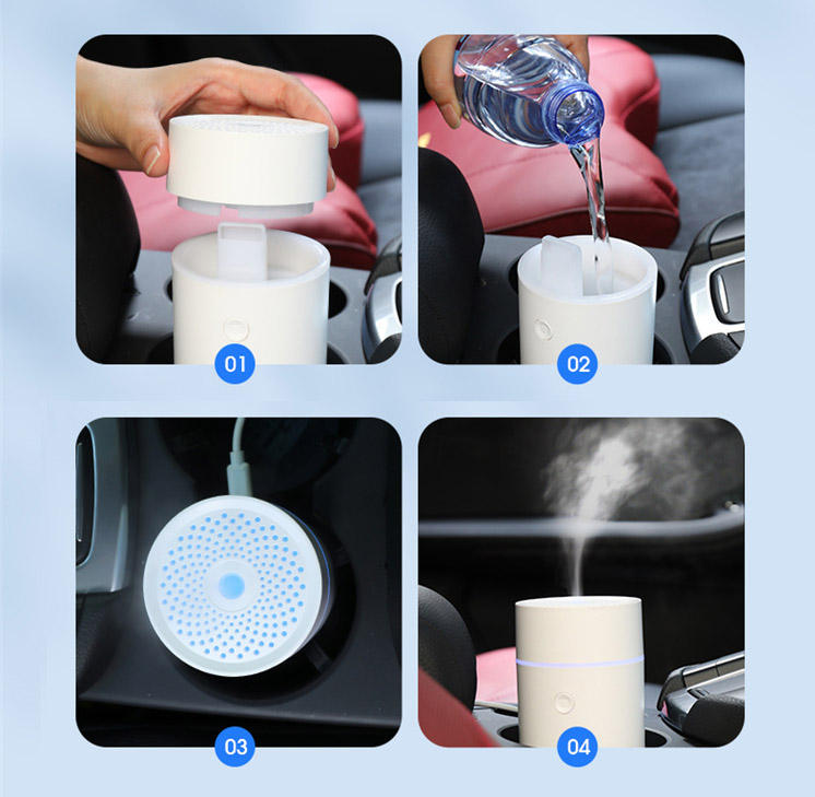 Ultrasonic Water Mist Car Aroma Diffuser