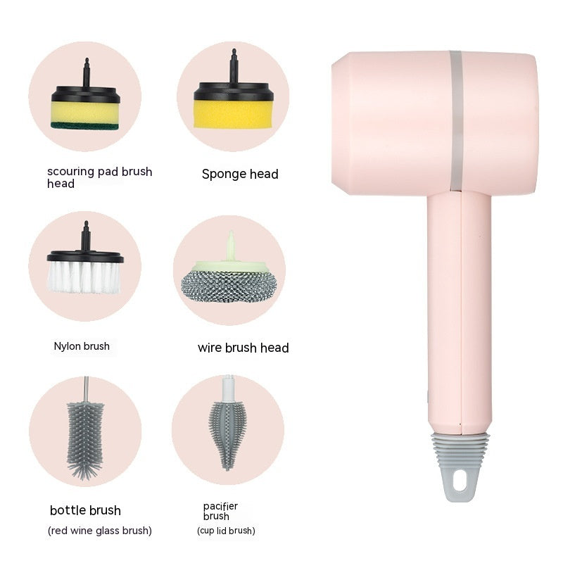 Electric Powered Cleaning Brush With USB Rechargeable